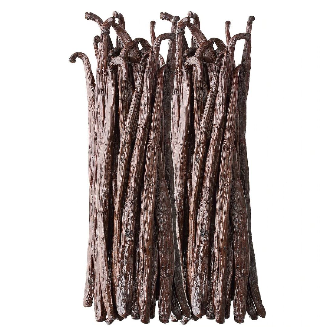 Papua New Guinea Vanilla Beans Whole Grade A Vanilla Pods for Homemade Vanilla Extract, Baking, Ice Cream, Flavoring, & Vanilla Powder (8 Ounce)