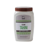Tavor Natural Tahini Paste 1lb - Toasted Ground Sesame Seeds, Raw & Natural Smooth Sauce, For Hummus Recipes & Vegan-Friendly Meals - Non-GMO, Dairy