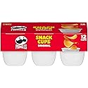 Pringles Potato Crisps Chips, Lunch Snacks, Snack Cups, Original, 8oz Tray (12 Cups)
