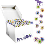 20 Pounds Halloween Milk Chocolate Peanut Butter Spooky Eye Balls, Trick-Or-Treat Party Bag Fillers, Individually Wrapped in Multi-color Eye Design