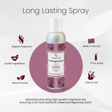 Expressive Home Scent Room Spray - Long Lasting Pomegranate Air Freshener Spray for Bathroom, home & Office - home fragrance spray 6 FLoz