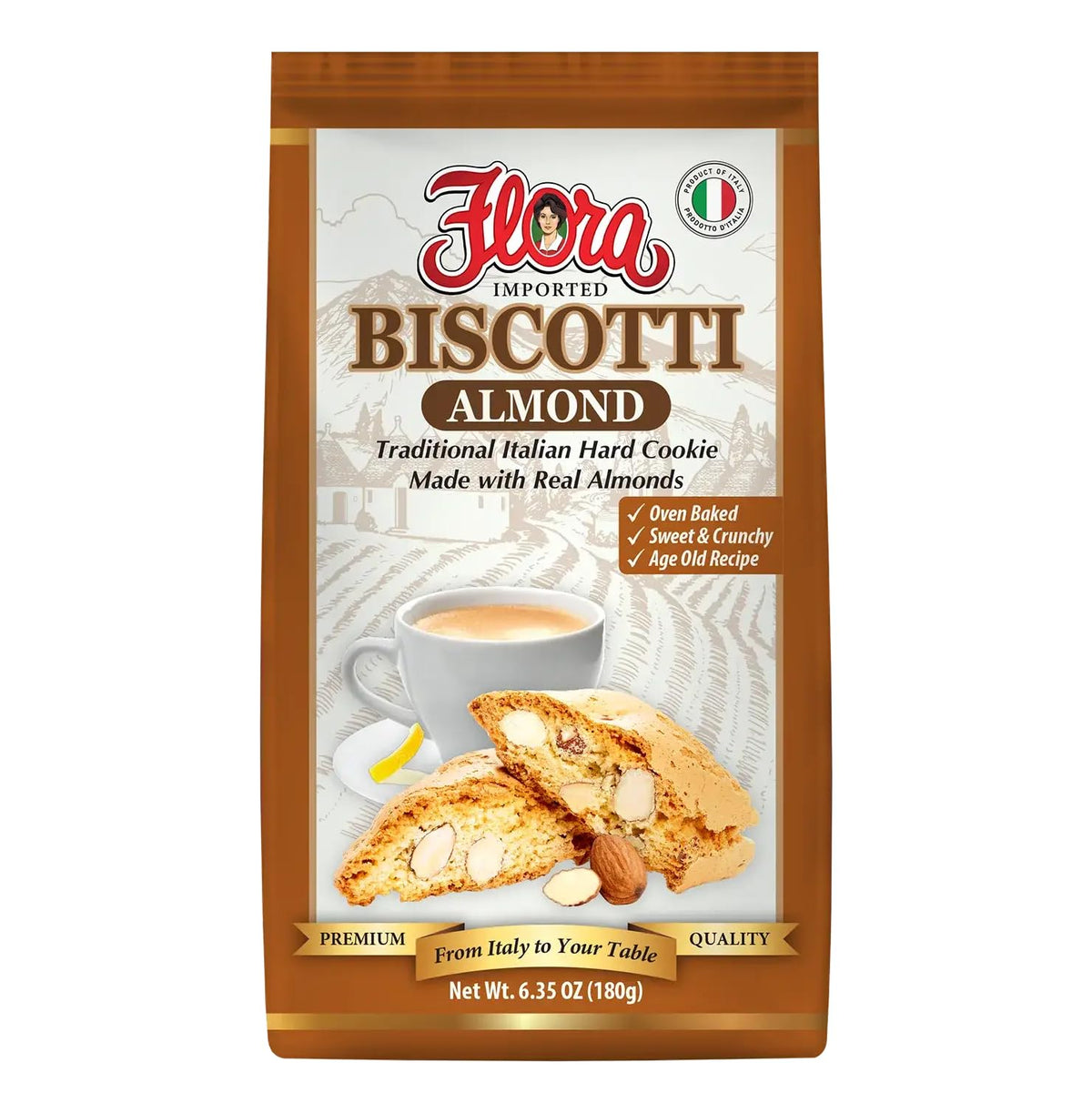 Flora Biscotti Cookies (Almond)