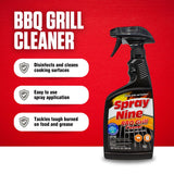 Spray Nine 15650 Barbeque Grill Cleaner, 22 oz.