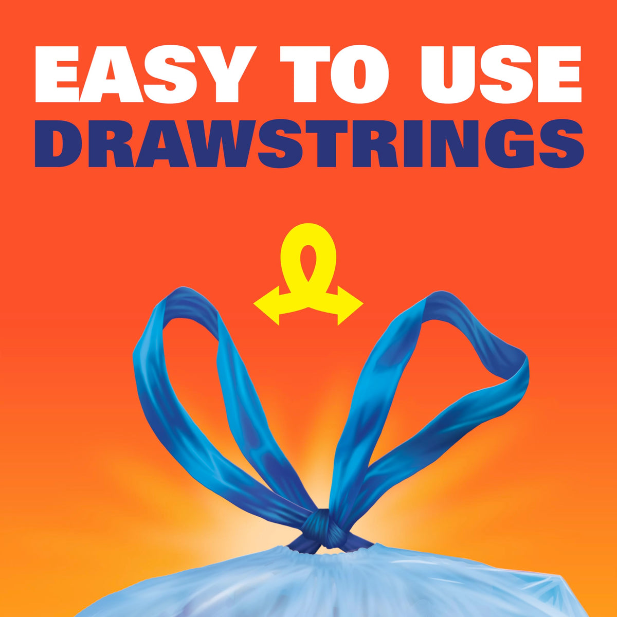 Hefty Blue Trash Bags, Blue, 30 Gallon, 36 Count