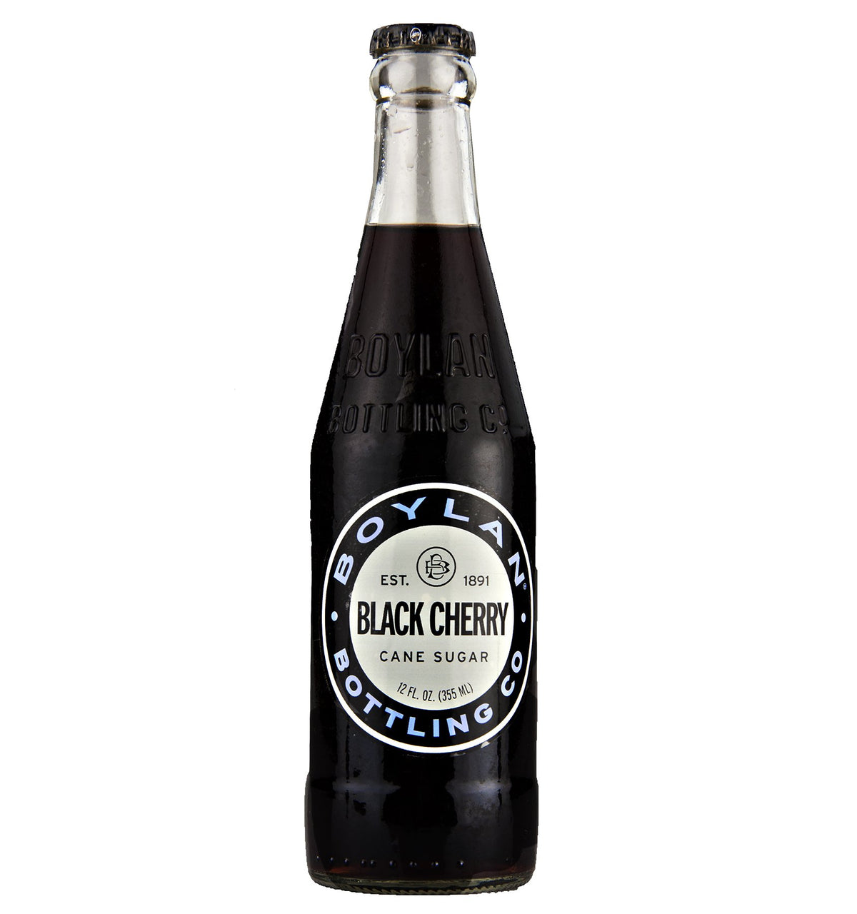 Boylan Bottling Black Cherry Drink, 12 Fluid Ounce -- 24 per case.