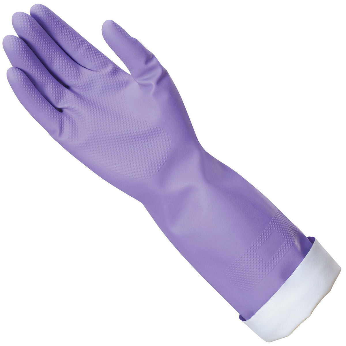 Mr. Clean Loving Hands Reusable Heat Resisting Cleaning Gloves with Cotton Flock Lining, Medium