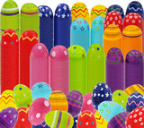 Chochkees 1000-Pack Painted Fillable Easter Eggs with Hinge Bulk Colorful Painted Plastic Easter Eggs, Perfect for Easter Egg Hunt, Surprise Egg