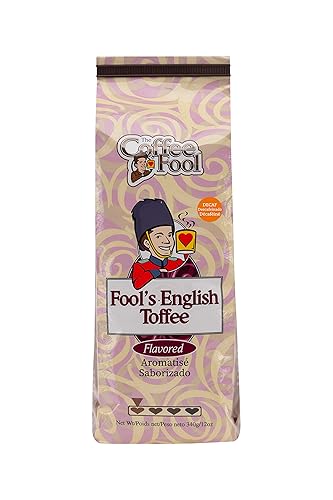 Coffee Fool's Decaf English Toffee (Coarse Grind)