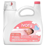 Ivory Snow 1: Newborn Baby Liquid Laundry Detergent, 80 loads 105 fl oz