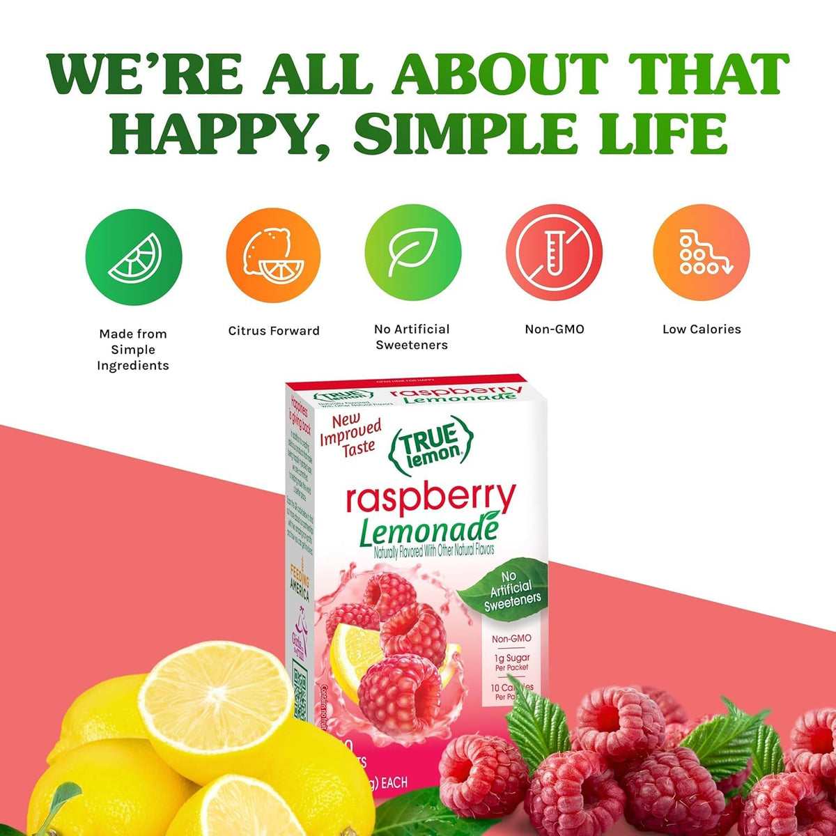 True Lemon Raspberry Lemonade 30 ct