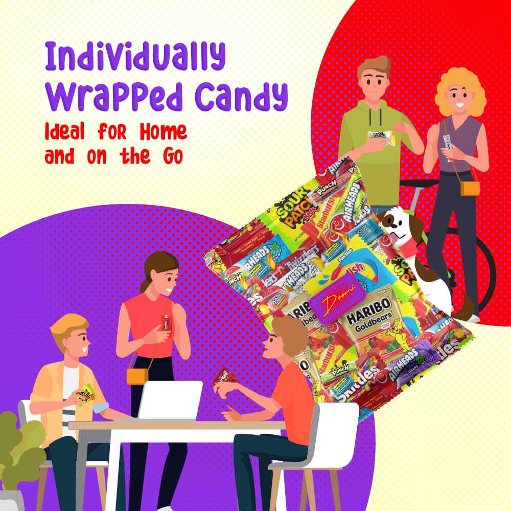 Bulk Assorted Fruit Candy - Starburst, Skittles, Fish, Air Heads, Jolly Rancher, Sour Punch, Gold-Bears Gummi Bears & Twizzlers, Candy's, Pops, Dots