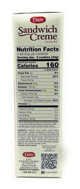 Dare Foods Maple Leaf Creme Filled Cookie, 10.2 Ounce - 12 per case.