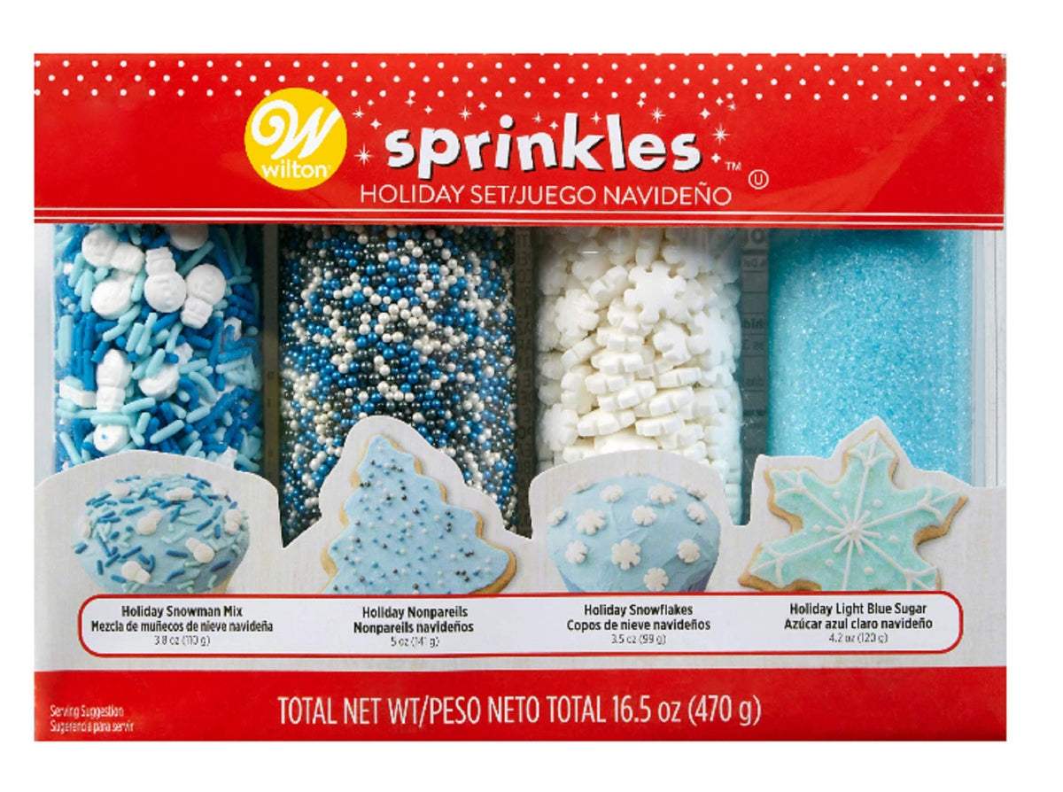 Wilton Holiday Sprinkles 4-Pack