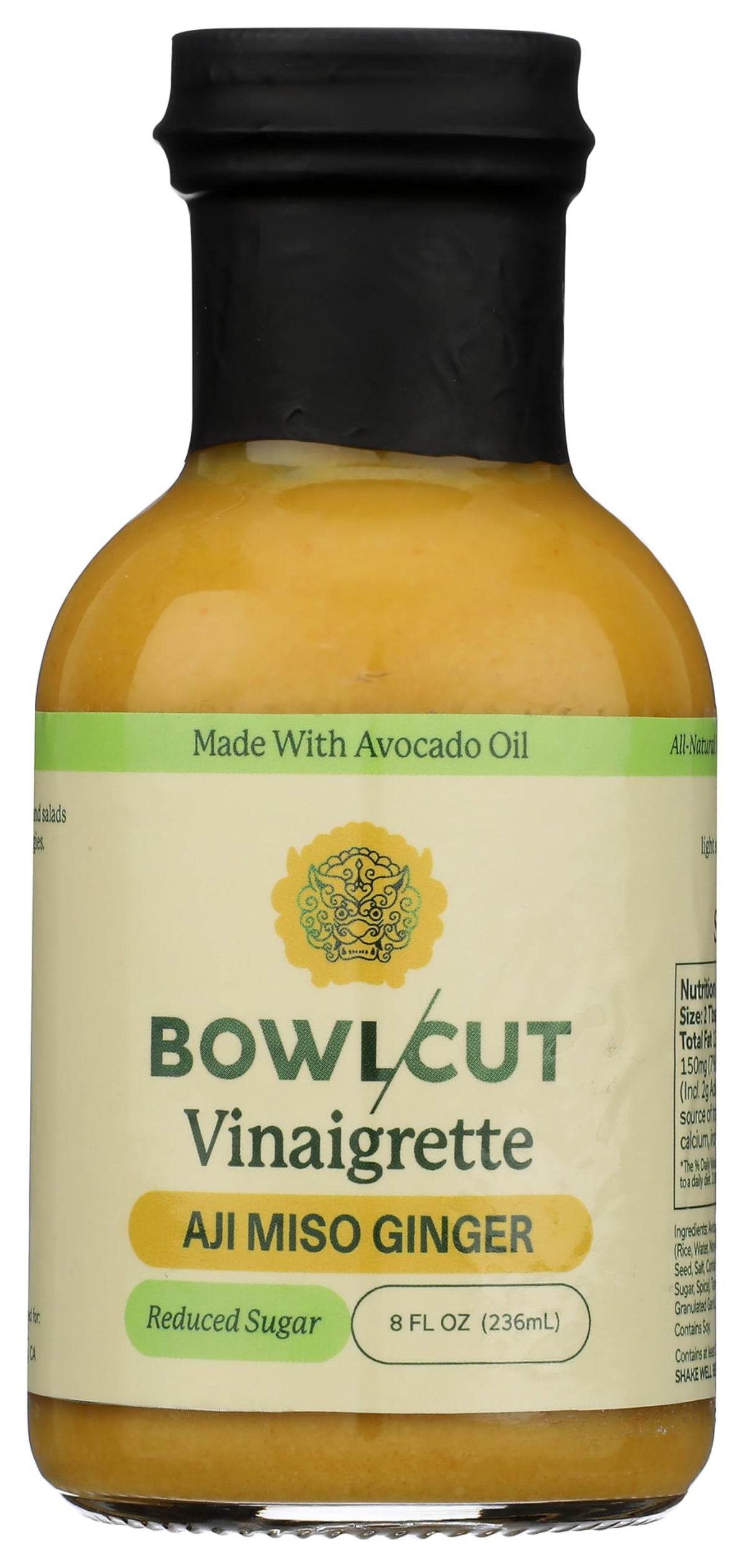 Bowlcut Aji Miso Ginger Dressing, 8 Ounce