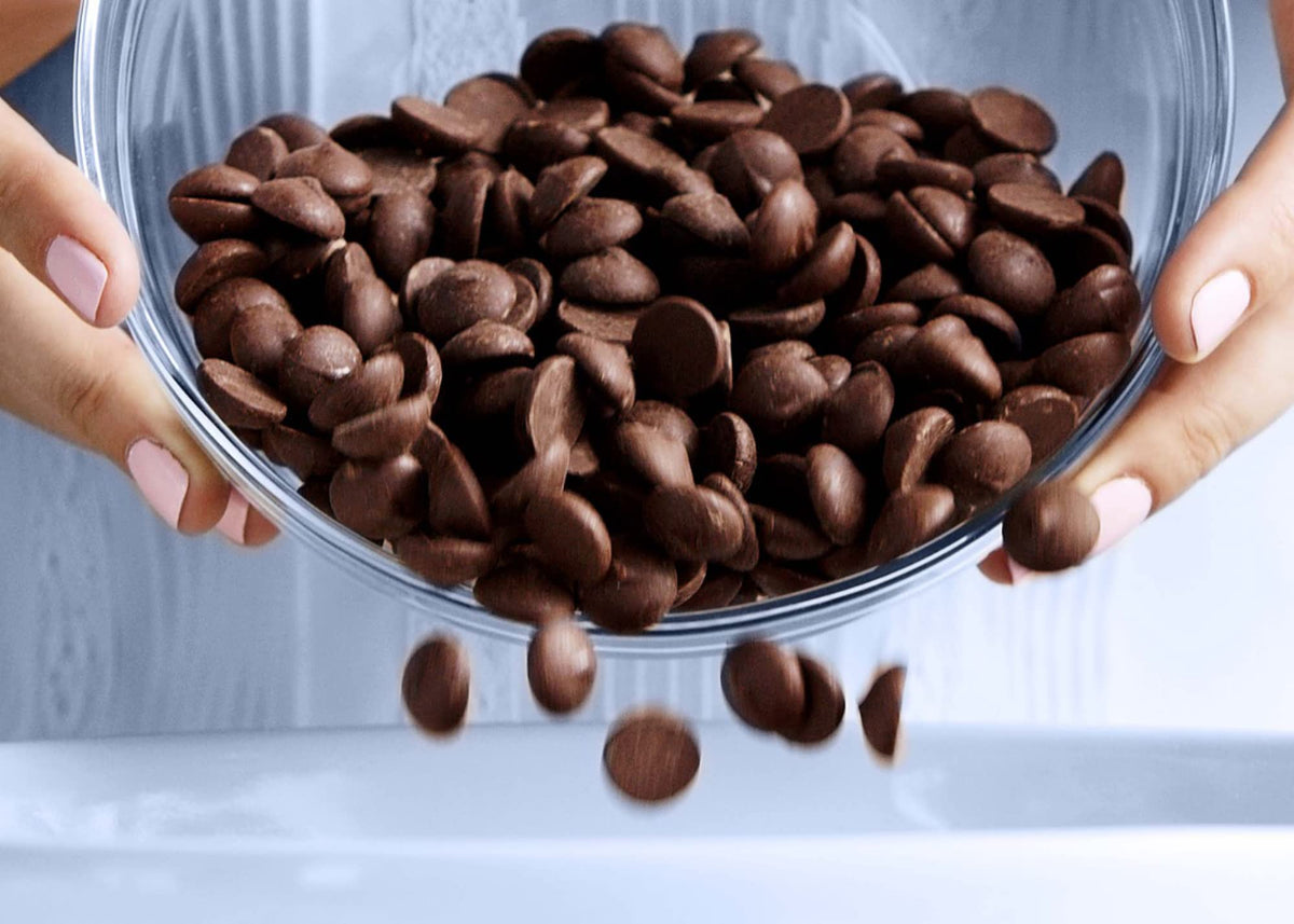 Ghirardelli 72% Cacao Chocolate Chips, 5lb with Ghirardelli Barista Spoon