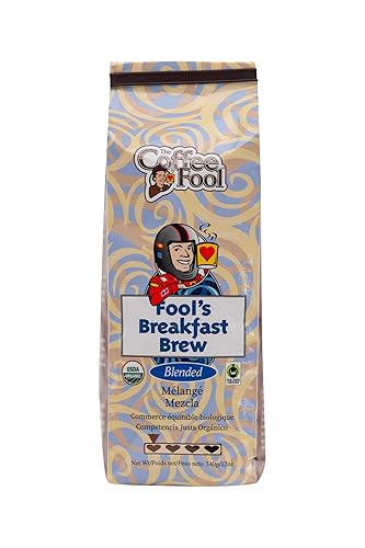 Coffee Fool's Organic Fair Trade Breakfast Brew (Whole Bean)
