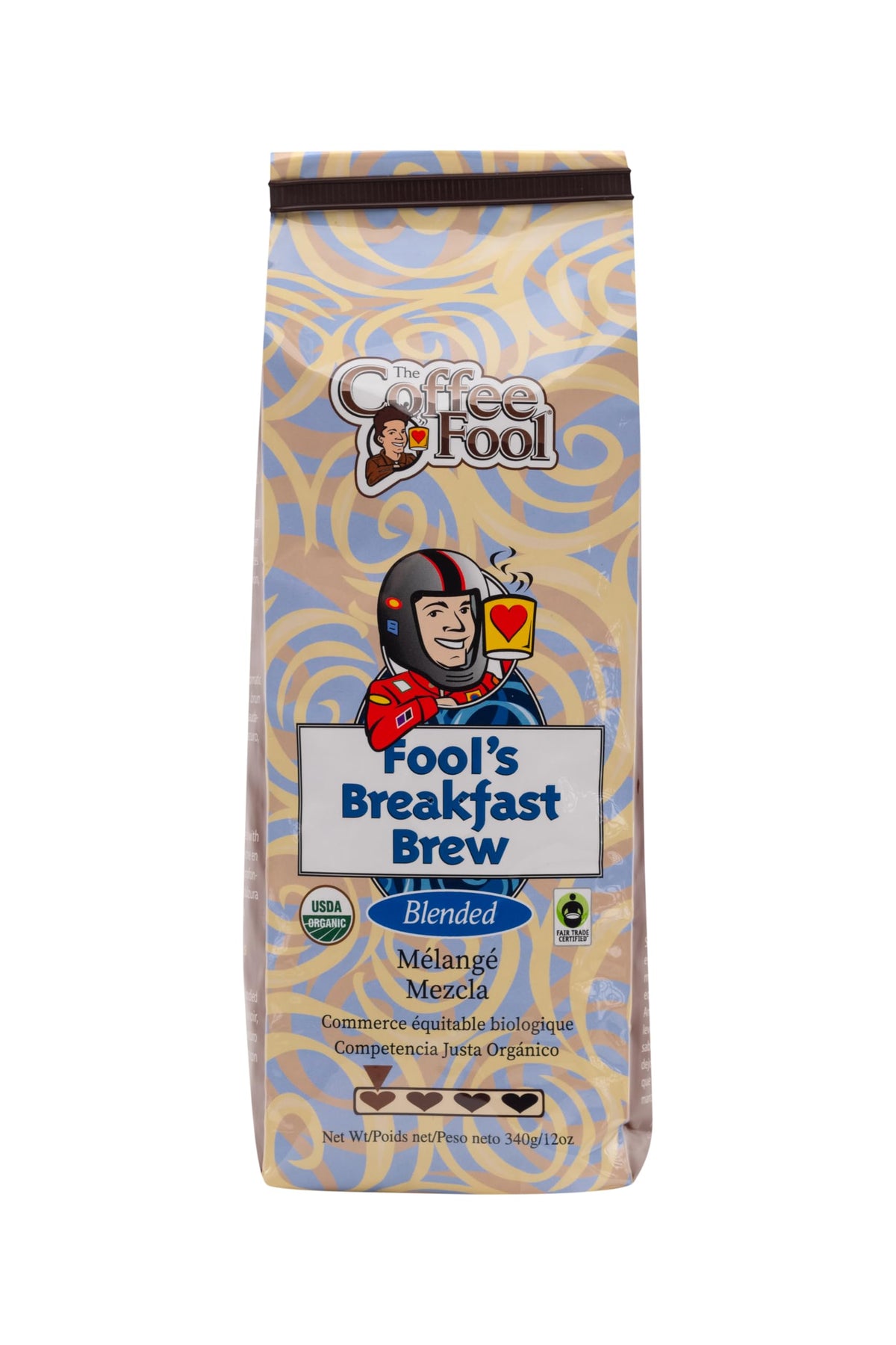Coffee Fool's Organic Fair Trade Breakfast Brew (Very Fine Grind)
