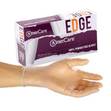AmerCare Verge Powder Free Gloves, Vinyl, Medium, Case of 1000