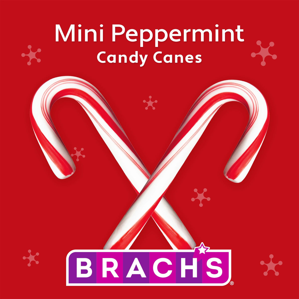 Brach's Mini Peppermint Holiday Candy Canes, Christmas Candy, 35ct Box