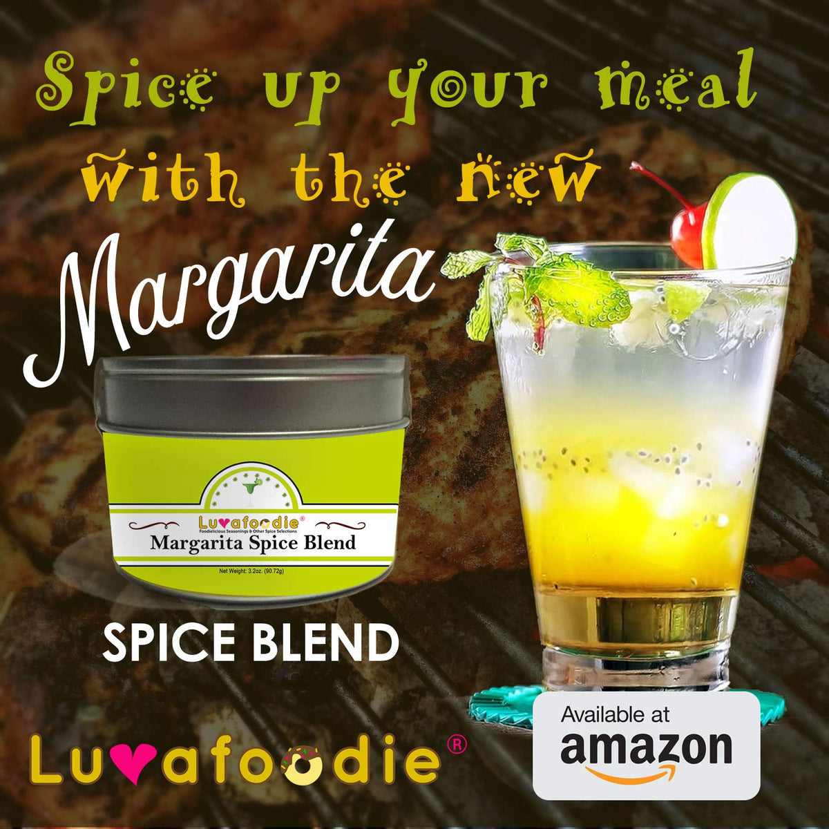 Luvafoodie Margarita Spice Blend (2 Pack)