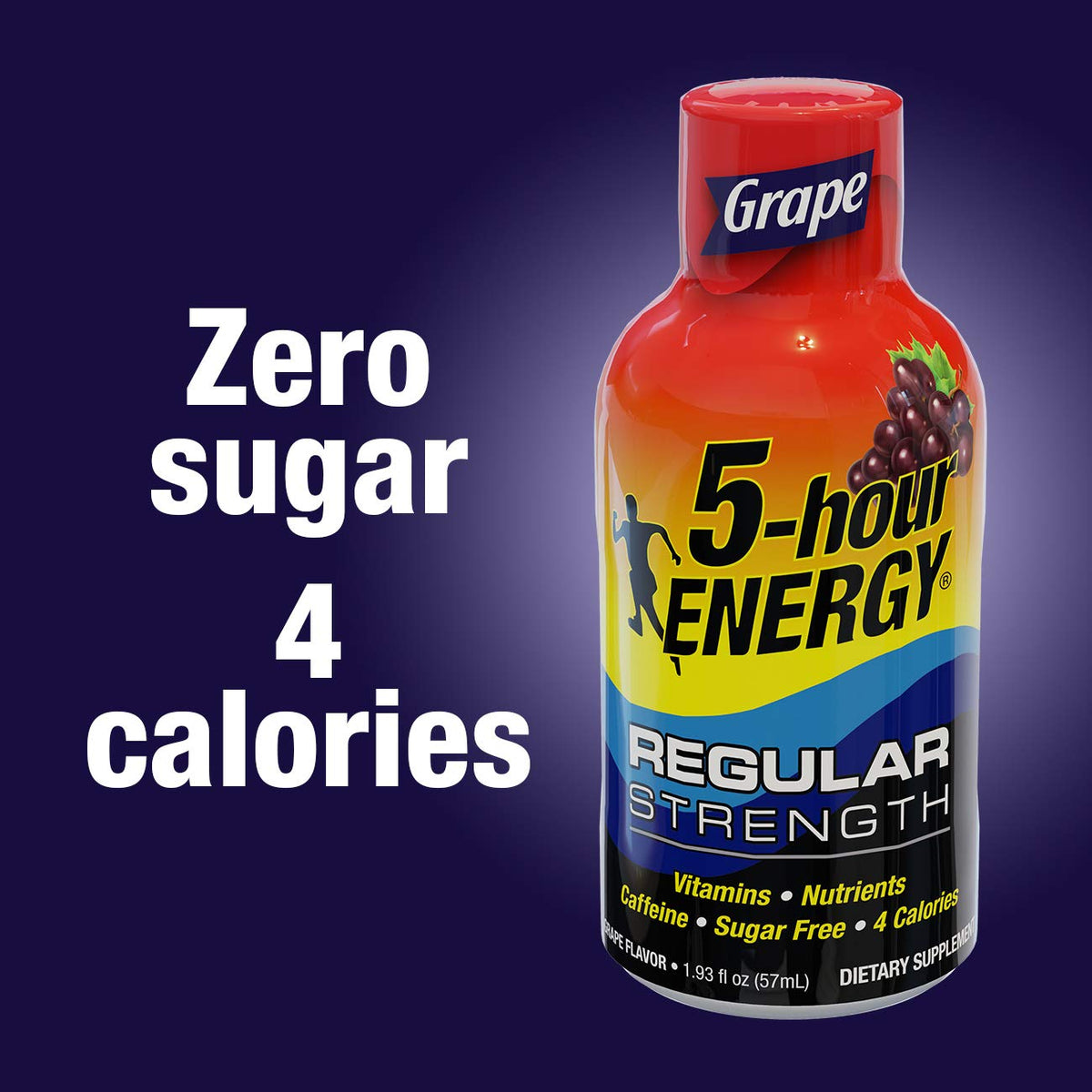 5-hour ENERGY Shot, Regular Strength, Berry, 1.93 oz, 48 Pack