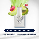 Glade PlugIns Refills with CustomScent Technology, Melon & Cherry Blossom, 5 Refills