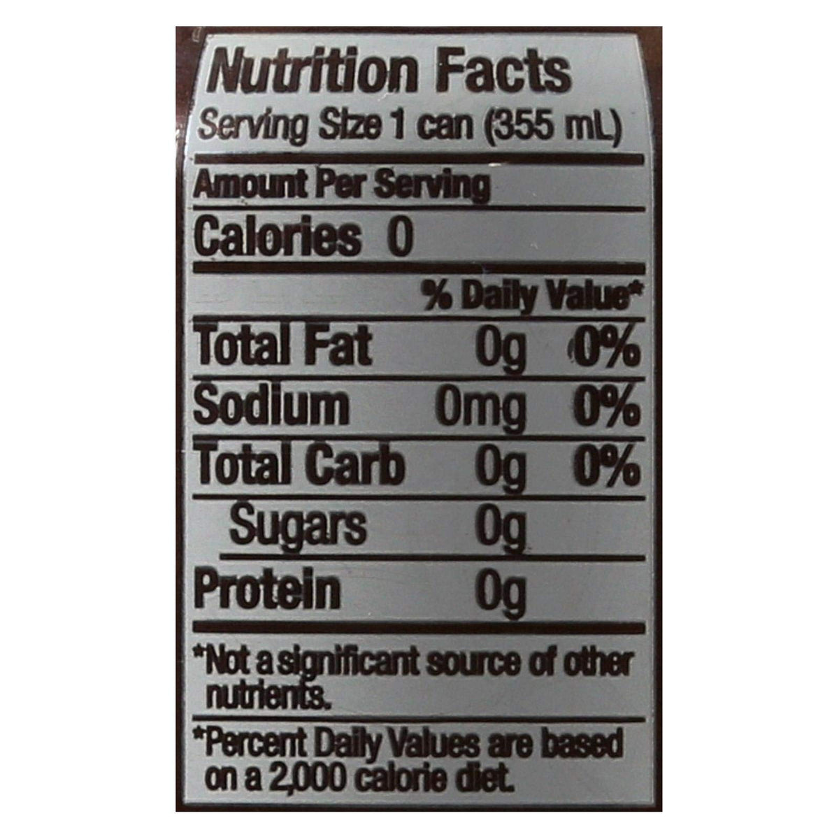 Zevia Natural Ginger Root Beer Zero Calorie Soda (4x6/12 OZ)