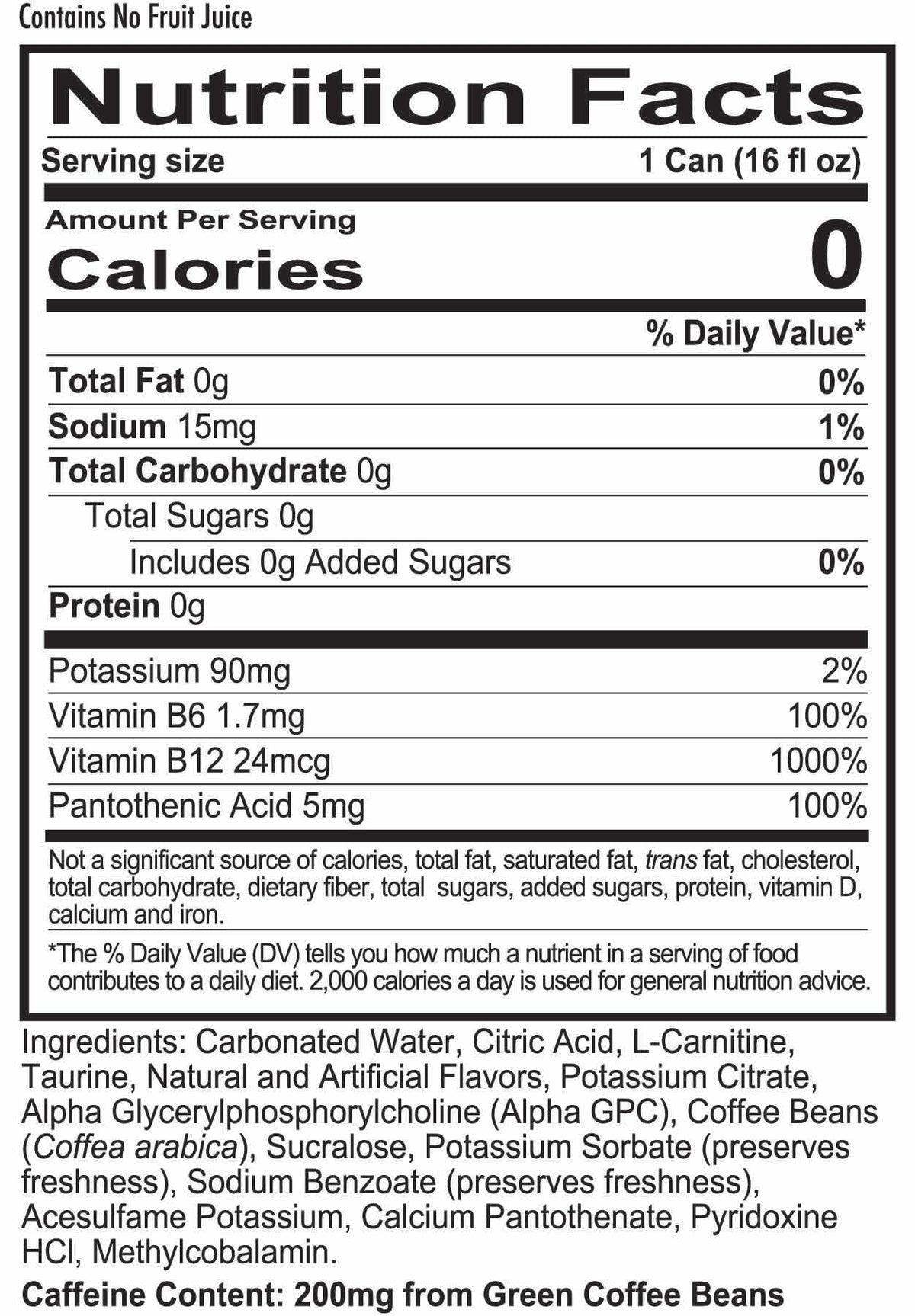 REDCON1 Energy High Performance Drink, Grape Freeze - Zero Sugar Energy Drink with Alpha GPC Nootropic - 200mg Natural Caffeine from Green Coffee