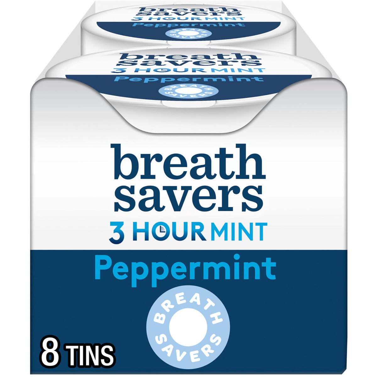 Sugar Free Peppermint Breath Mints Rolls - 8 Pack (Approx. 8 rolls)