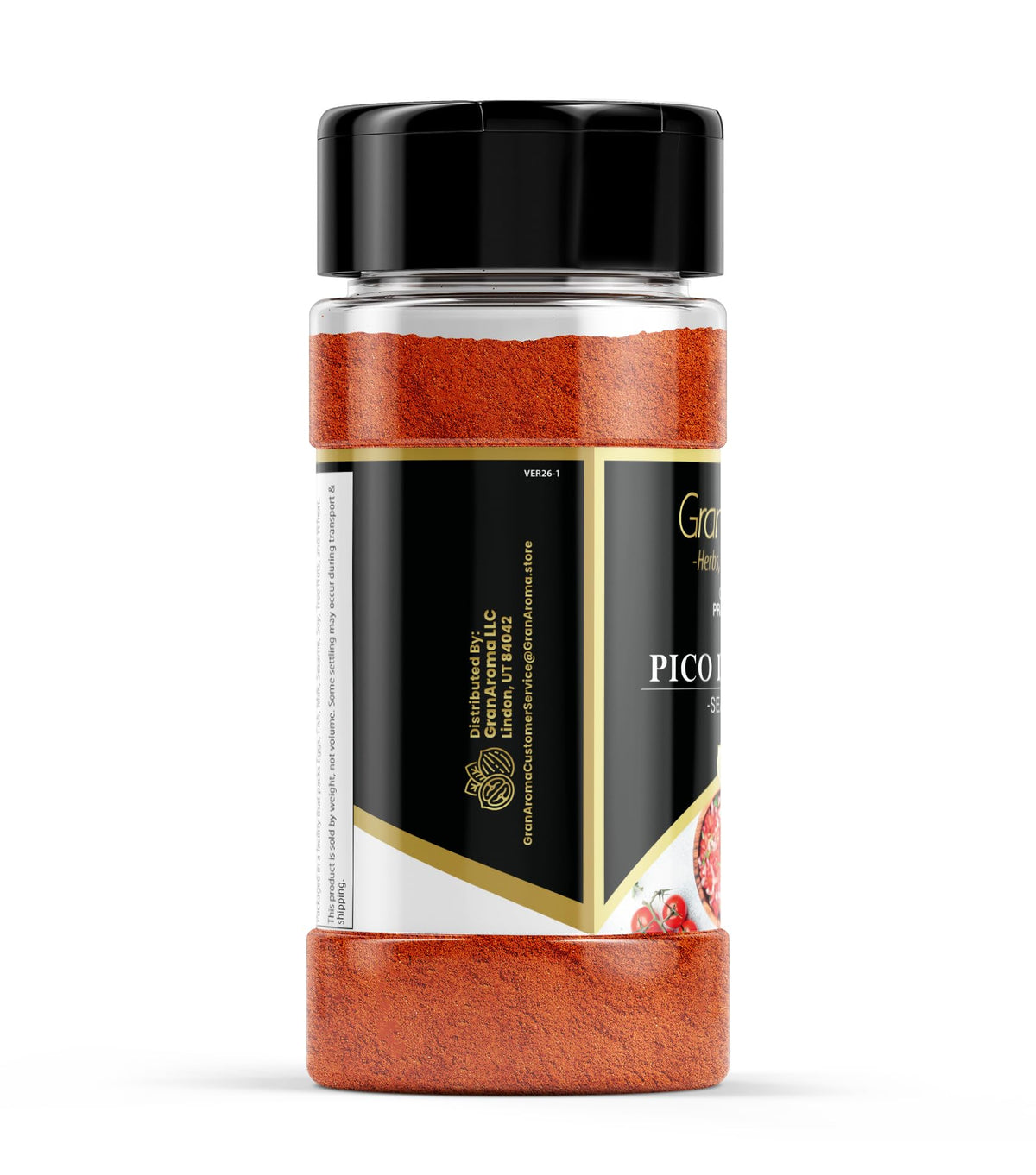 GranAroma Pico de Gallo Seasoning, Spicy & Salty, Seasoning Blend, Easy Use (6 Ounce)