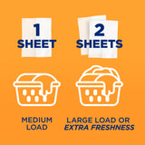 ARM & HAMMER Fabric Softener Sheets, 100 sheets, Purifying Waters