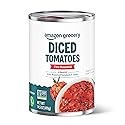 Amazon Grocery, Canned Fire Roasted Diced Tomatoes, 14.5 Oz