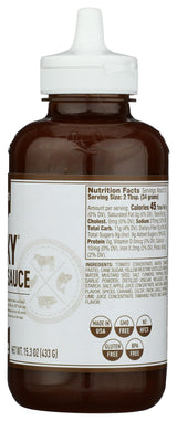 Lillie's Q, Smoky BBQ Sauce, 15 Ounce