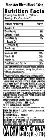 Monster Energy Ultra Zero Sugar Energy Drinks 16 ounce cans (Variety Pack 1, 6 Cans)