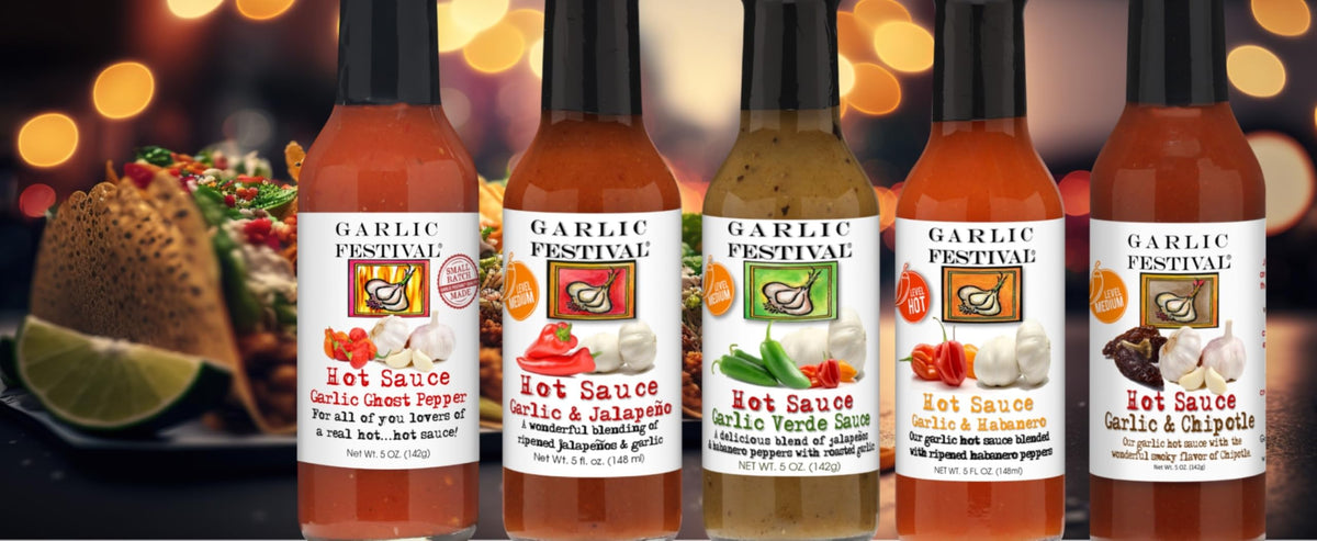 Garlic Festival Garlic & Red Jalapeno Hot Sauce