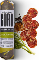 Coro Uncured Finocchiona Salami Stick - 5oz | Fennel & Black Pepper