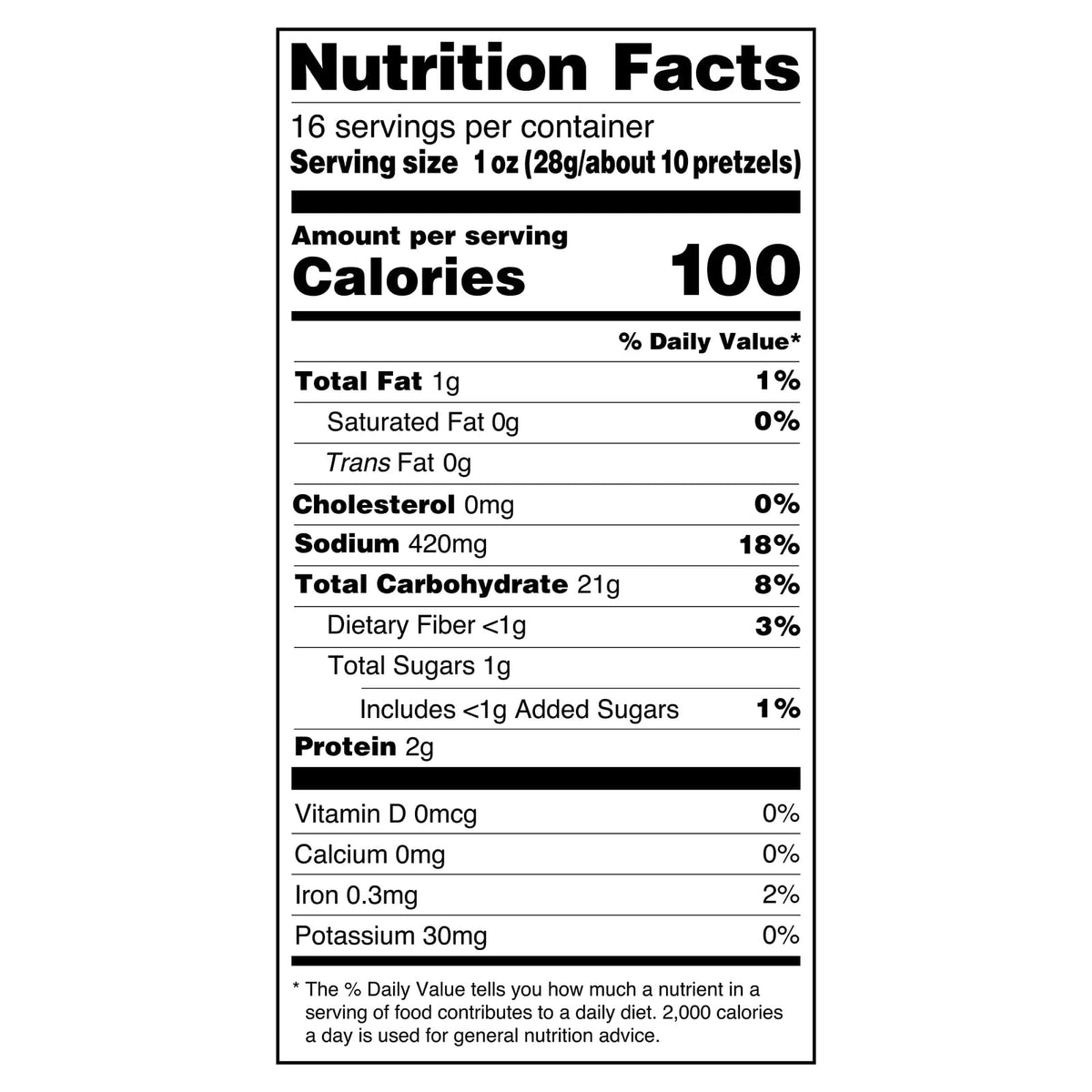Utz Classic Thins Pretzels, 16 oz