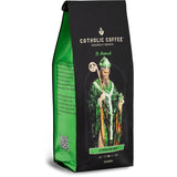 Catholic Coffee Variety Coffee Box (Ground) (Our Lady of Guadalupe, St. Patrick, St. Peter, St. Joseph) includes 4 12 oz Bags of Medium and Dark Roast
