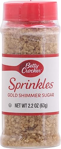 Betty Crocker Decor Sugar, Gold, 2.20 oz