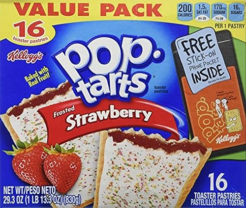 Kellogg's Pop-tarts Frosted Strawberry 16 Count