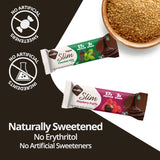 NuGo Slim Dark Chocolate Mint, 17g Vegan Protein, 3g Sugar, 6g Fiber, Low Net Carb, Keto Friendly, Gluten Free, 12 Count