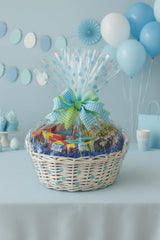 Handcrafted Gift Basket with Chocolates, Cookies, Snacks & Candy. Perfect for Birthdays, Sympathy, Holidays, Clients & Thank You Gifts (Executive