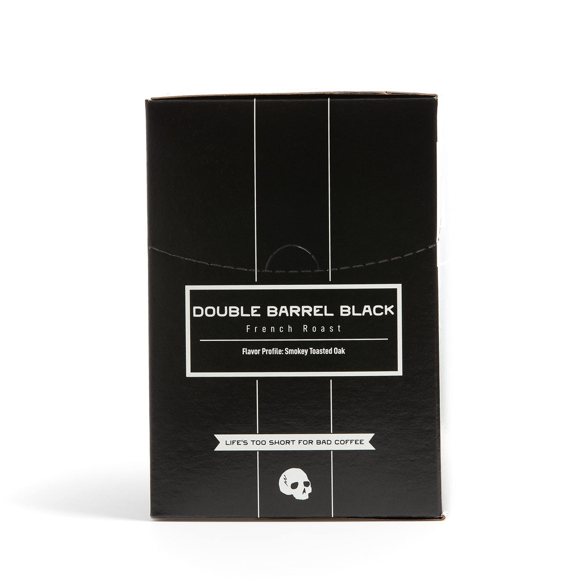 Alpha Coffee - Double Barrel Black - 24 Count Coffee Pods - Premium Gourmet Craft Dark/French Roast Coffee | Veteran Owned - Specialty Small Batch
