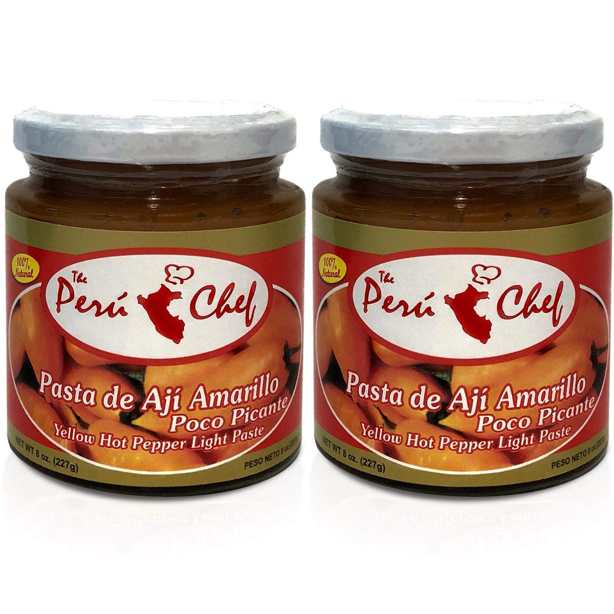Pasta de Aji Amarillo Poco Picante 16oz 2 PACK