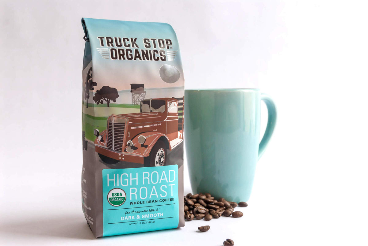 Truck Stop Organics High Road Roast Whole Bean 12oz