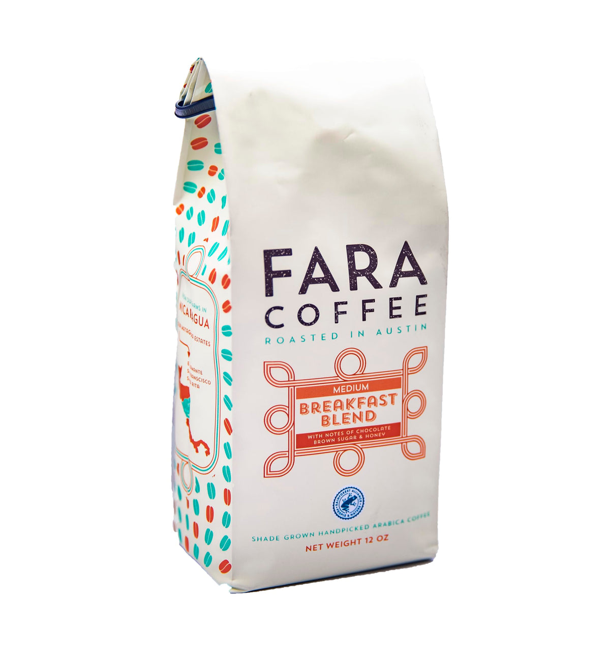 Fara Coffee, Ground (Breakfast Blend (Medium), 12 oz) ƒ