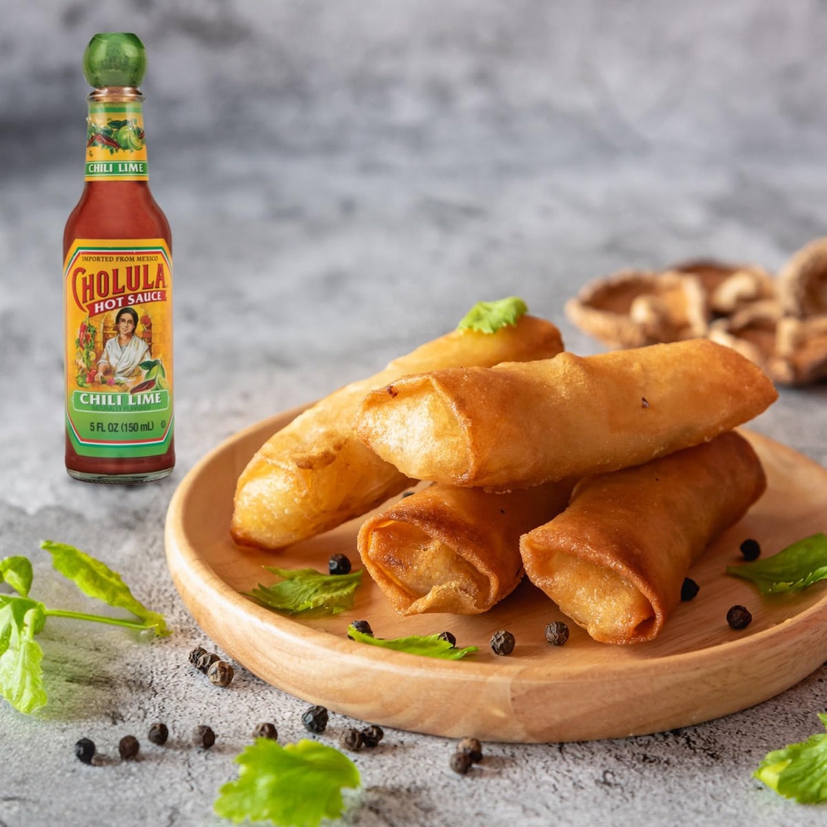 CHOLULA SAUCE HOT CHILI LIME, 5 OZ