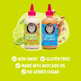 Tia Lupita Creamy Hot Sauce Piquin Lime | Gluten-Free, Non Dairy Made with Avocado Oil, No Added Sugar | 8 Ounce Squeeze Bottle (Pack of 2)