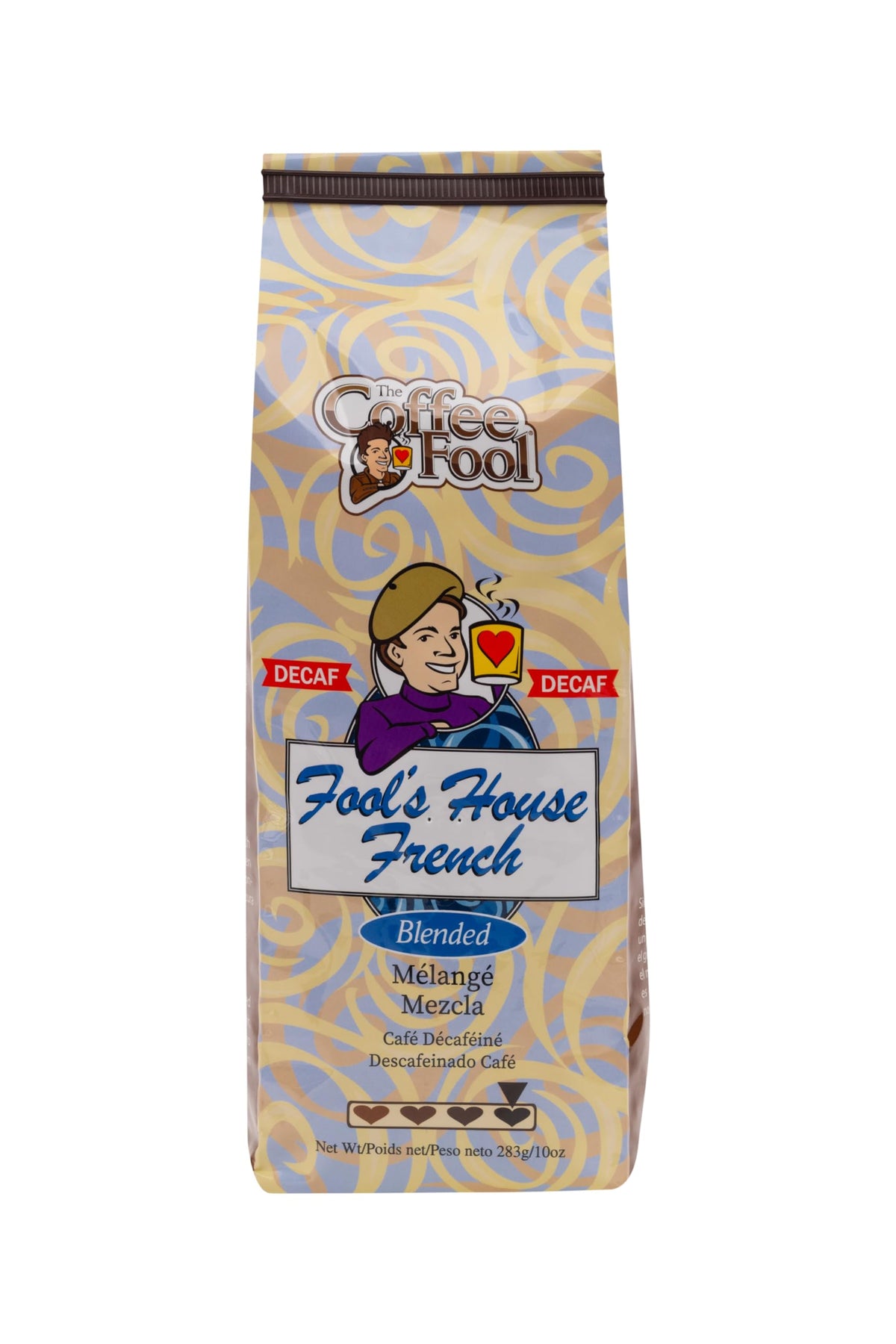 Coffee Fool's Decaf House French (Strong Drip Grind)