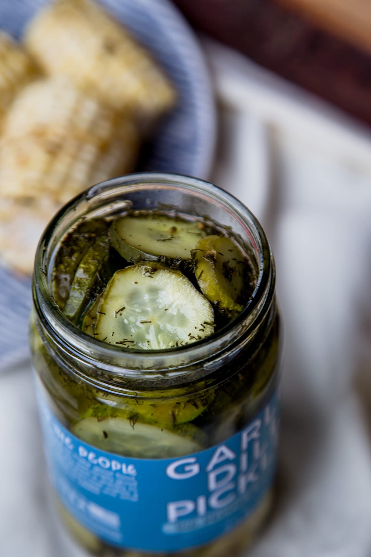 The People's Provisions - All Things Pickled - Garlic Dill, Spicy Garlic, Bread & Butter, Sweet & Spicy, and Pickled Carrots in one gift pack (5 jars)